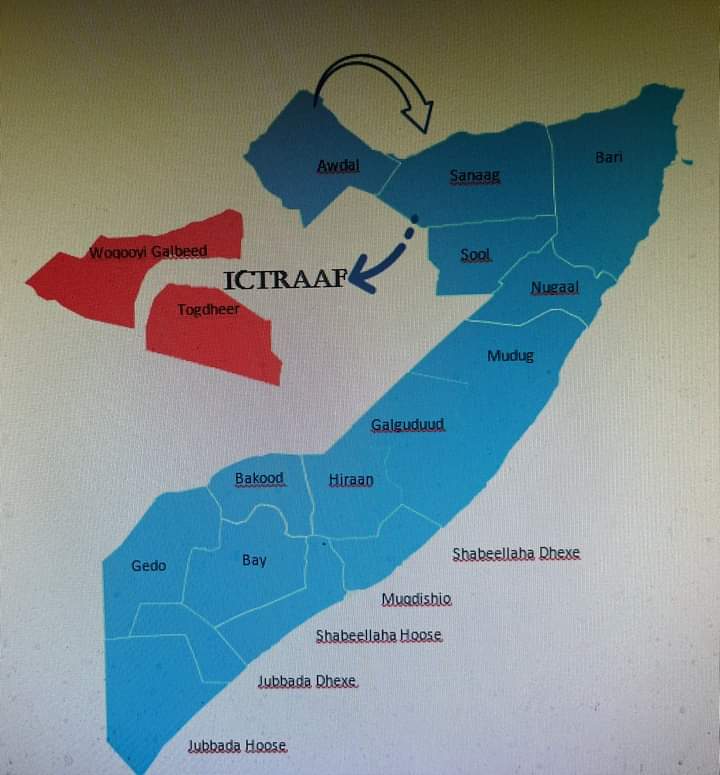Dr_mahad_2010's tweet image. 😄😄 tamar yaraa oo cod dheeraa.
Somaliland Waxey ka dagaan gobolkii Waqooyi Galbeed iyo Qeyb ka Mid ah Gobolkii Togdheer Hal gobol iyo bar.
#Awdal_State
#Khatumo_State
