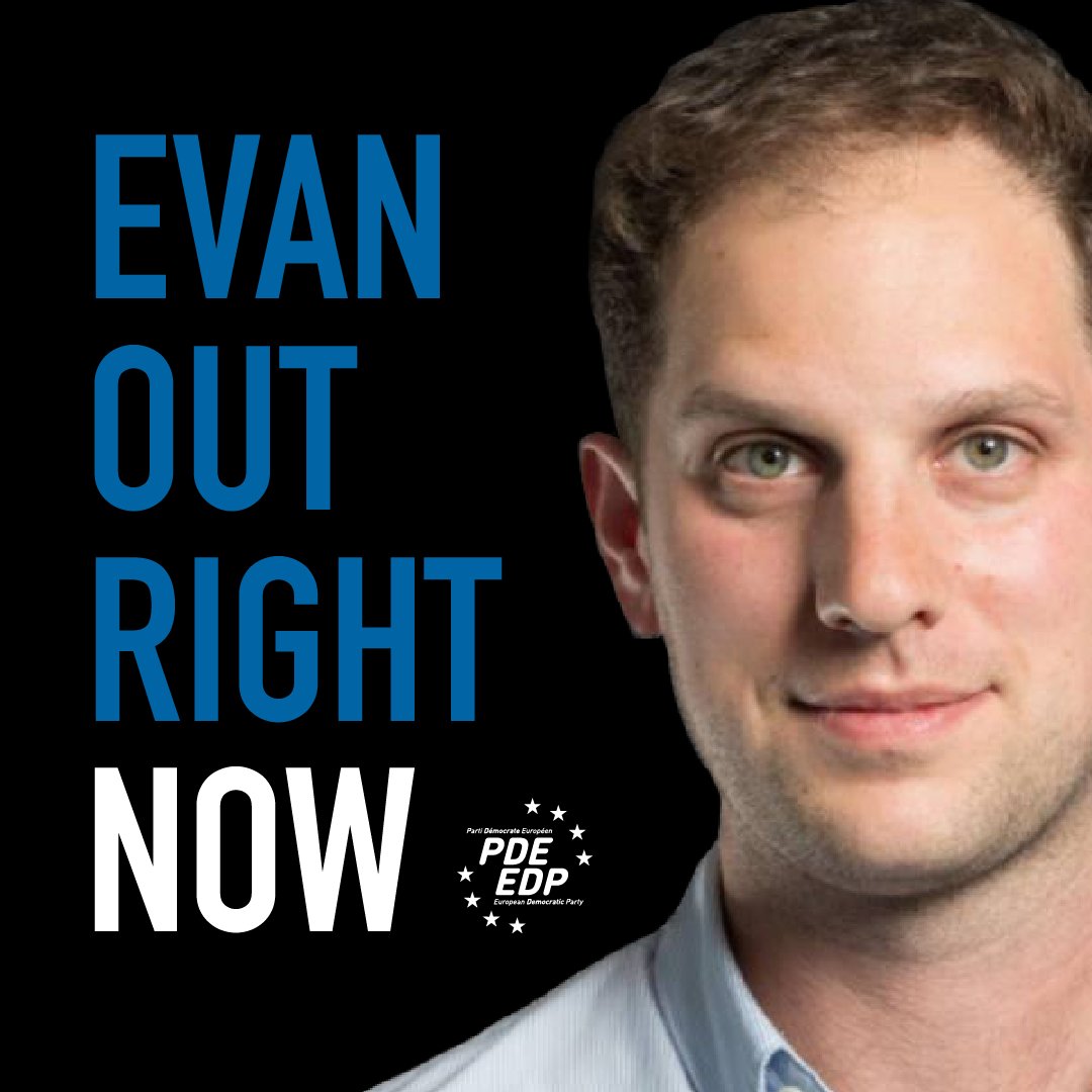 The arrest of Wall Street Journal reporter Evan Gershkovich in #Russia, the first journalist to be arrested in that country, is an unacceptable act violating human rights and freedom of the press: it is a liberticidal act of the Putin regime that we as #EDP strongly condemn,