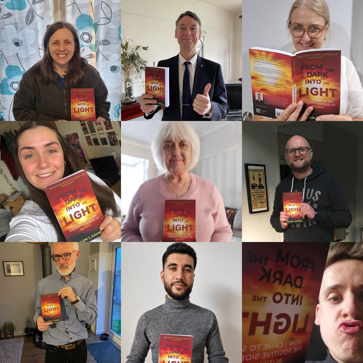 KreativeIncAgcy's tweet photo. What a week! @CallumGamblePro's book - From the Dark into the Light: How I came to see the positive side of autism - has resonated with so many people already. Readers have sent us their pics and comments! People relate so much to a good story
#AutismAcceptanceWeek #MentalHealth https://t.co/aPMRpAQZxY