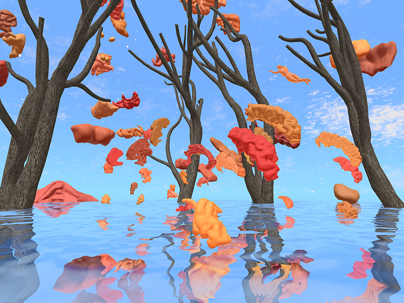 ManMetUni's tweet photo. Don't miss a new exhibition of work by Emmy award-winning digital artist Rebecca Allen, on display at @SODAmcr until 30 April.

Find out more 👉 https://t.co/fsKuT7te0g.

📷: The Tangle of Mind and Matter, 2017. Still from VR Installation. Courtesy of the artist) https://t.co/lrlB7fyqAb