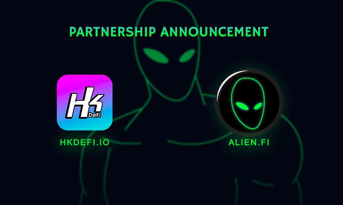 We are extremely proud to announce our first partnership with <a href="/alienficoin/">Alien.Fi 👽</a>
 
alien.fi is a highly popular #DEX and launchpad on $ETH's most elegant L2, the $ARB ecosystem 

Stay tuned as we explore beyond #HongKong &amp; aliens🚀

#crypto $BTC <a href="/cz_binance/">CZ 🔶 BNB</a>