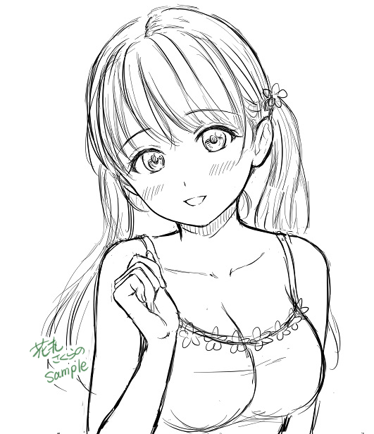 イラストカードと交換してくださった方は、直筆サイン色紙の抽選にもご参加できます! 色紙に描いたイラストはこういう感じです。(色紙の写真を撮り忘れてしまいました…。)是非ご参加していただけると嬉しいです😊 