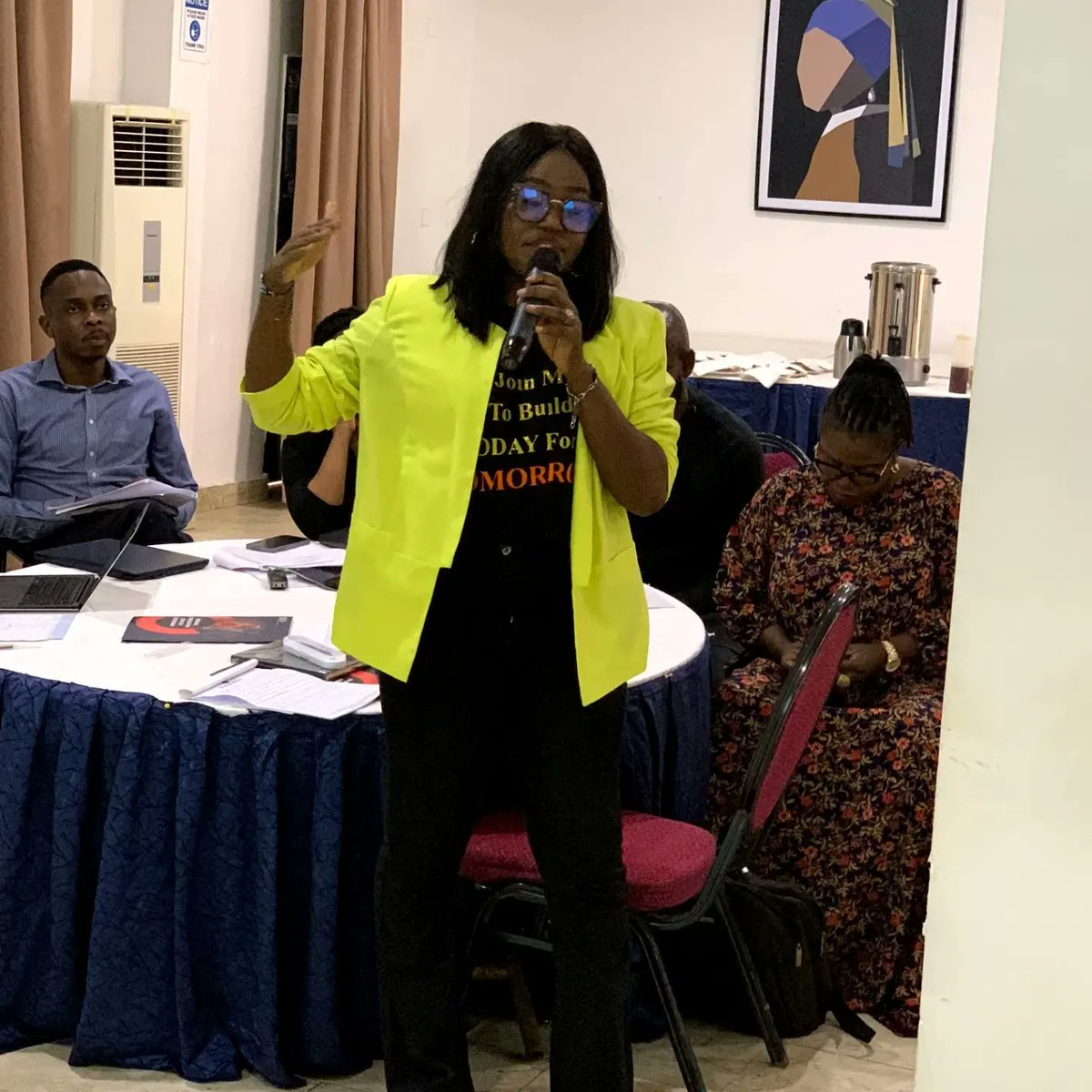 TodayFT's tweet photo. Our Executive Director Adek Bassey, along with representatives from various government departments, sector ministries, civil society organizations, and women-led initiatives, participated in a regional workshop focused on pinpointing resilience and vulnerability indicators https://t.co/nqcnqabvDv
