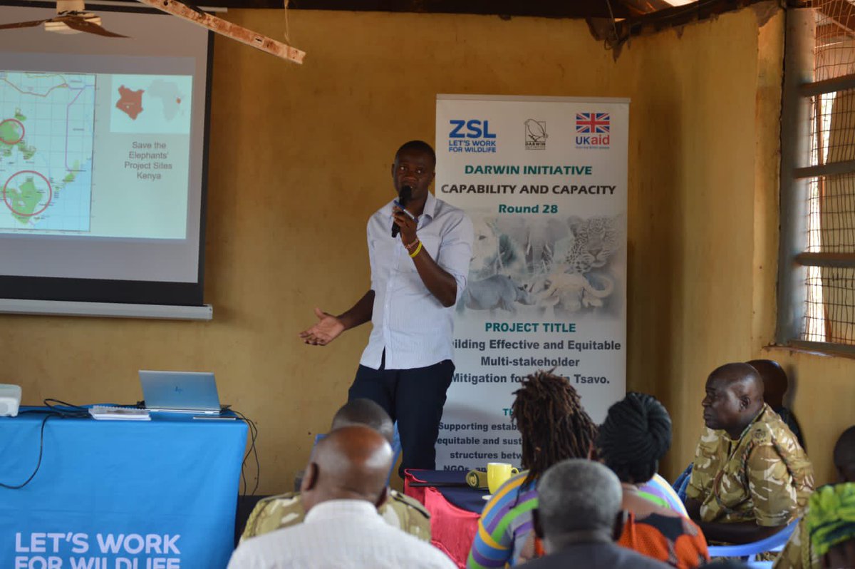 Our first Human Wildlife Conflict mitigation stakeholder meeting in #tsavo west. Stakeholders coming together to form a community of practice <a href="/ConservationKen/">ConservationAllianceKenya</a> <a href="/OfficialZSL/">ZSL</a> <a href="/ZSLAfrica/">ZSL Africa</a> @kwskenya  #hwc #kenya #conservation