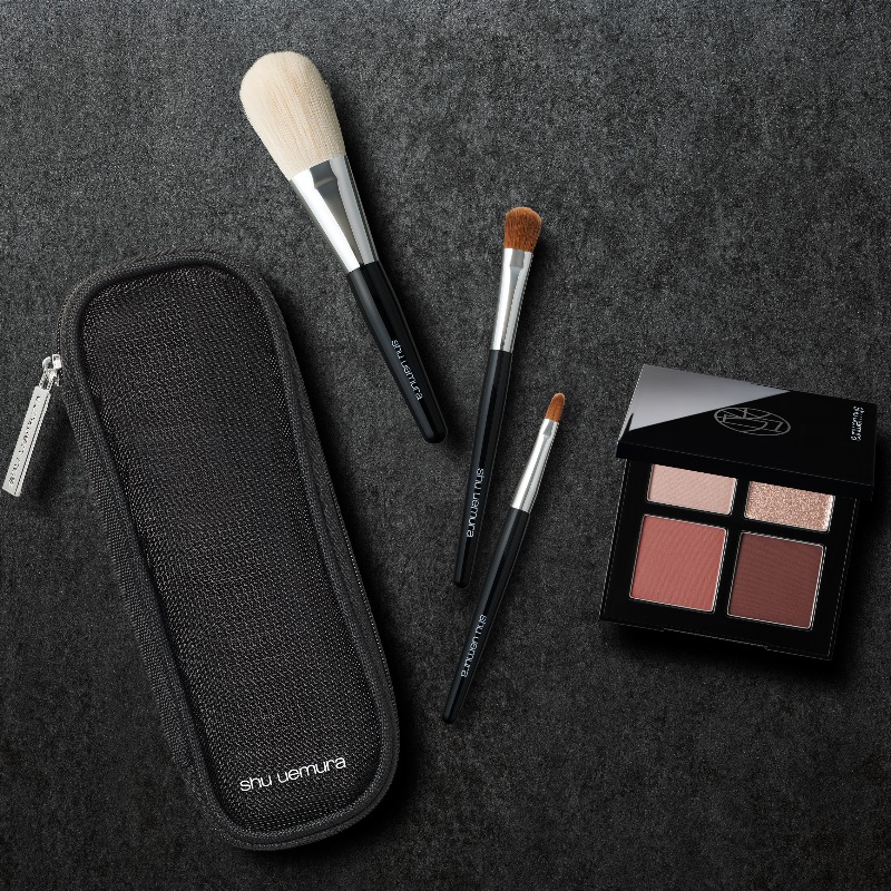 shu uemura メイクブラシ アイシャドーチーク　メイクボックスまとめ売り 本日～4/11まで伊勢丹新宿店にて新アイシャドー「クロマティックス