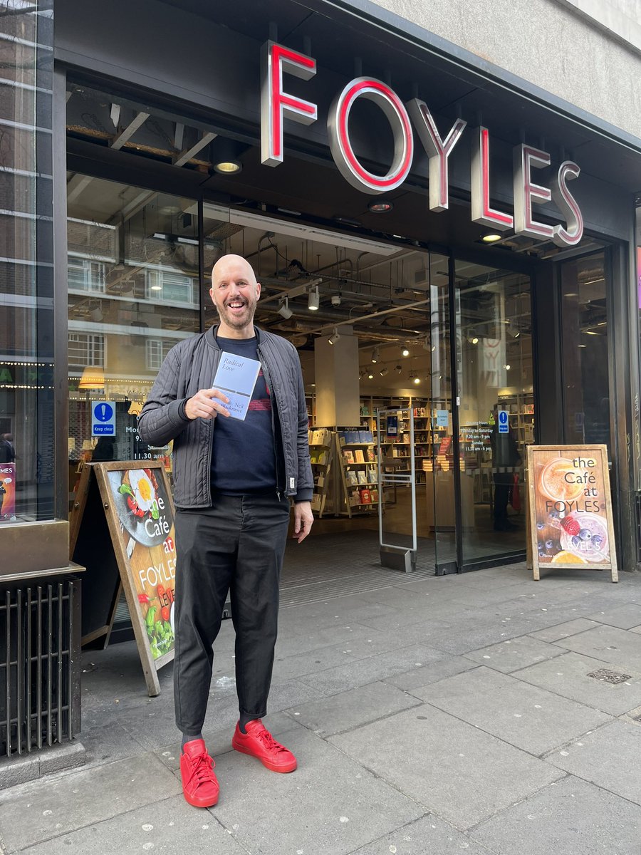 RADICAL LOVE tells the little known but incredible true story of one of the most important events in queer history which took place on Vere Street in London. Thank you to Oliver for welcoming us @Foyles. #RadicalLove 💌