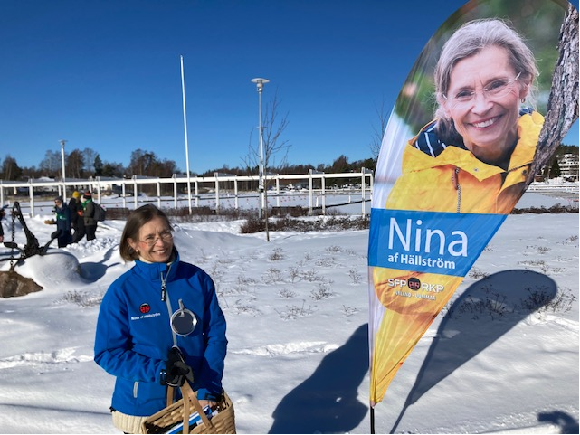 NinaafHallstrom's tweet photo. Kom i håg att rösta på söndagen om Du inte redan har gjort det, hälsar kandidat 412. Om Du röstar på @sfprkp gör Du ett gott val 🥰 https://t.co/IOfWcOeG5Y