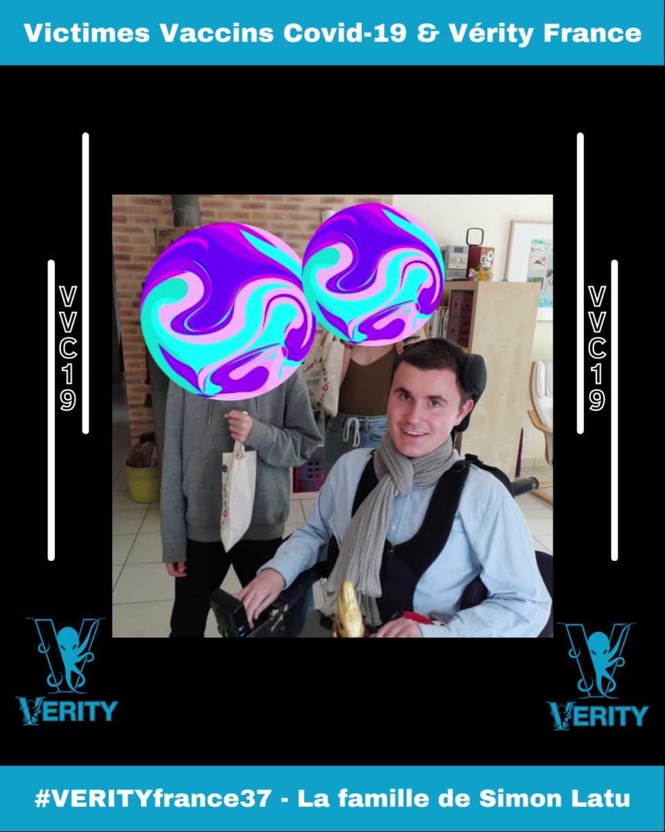 19VVC's tweet photo. #VERITYfrance37 - La famille de Simon Latu
Pour témoigner : vvc19@protonmail.com
Pour contourner la censure : https://t.co/ttqA8nP5i6
Pour aller plus loin : @verityfrance @ouestmoncycle @BonsensOrg
#STOPCENSURE #effetssecondaires #VVC19 #Epilepsie
Source : @verity_france & @19VVC