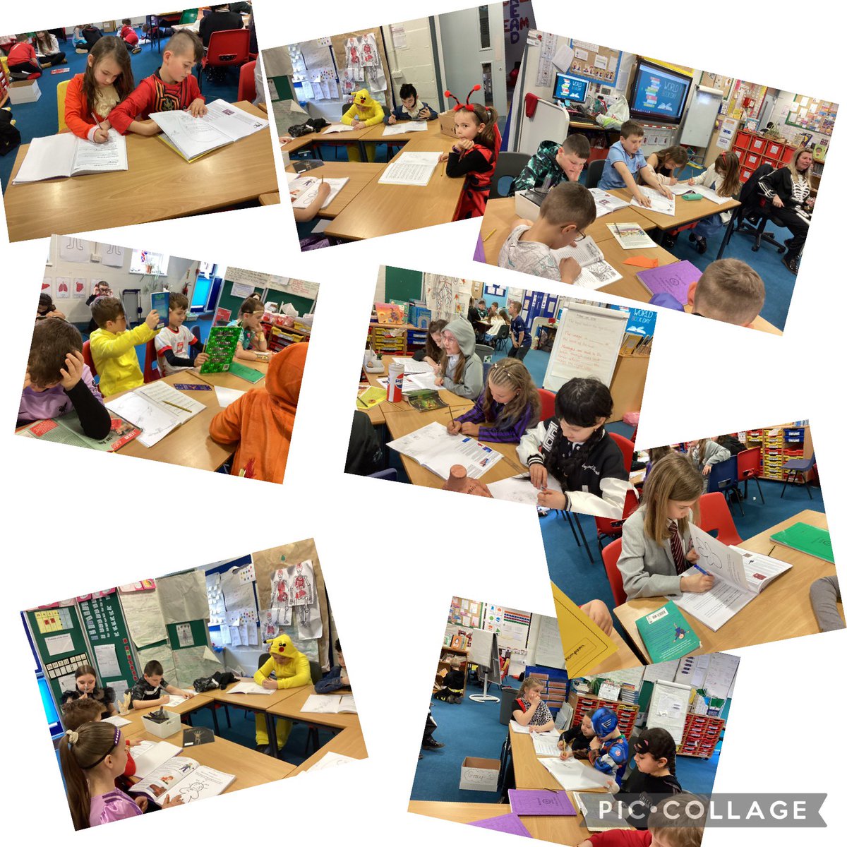 So many different characters in our Literacy session this morning #worldbookday <a href="/MillbrookP/">Millbrook Primary</a>