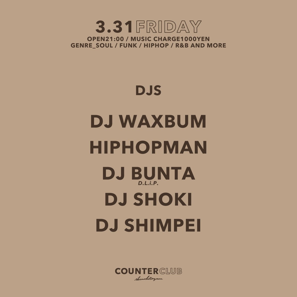 counter_club_shimokitazawa tweet media
