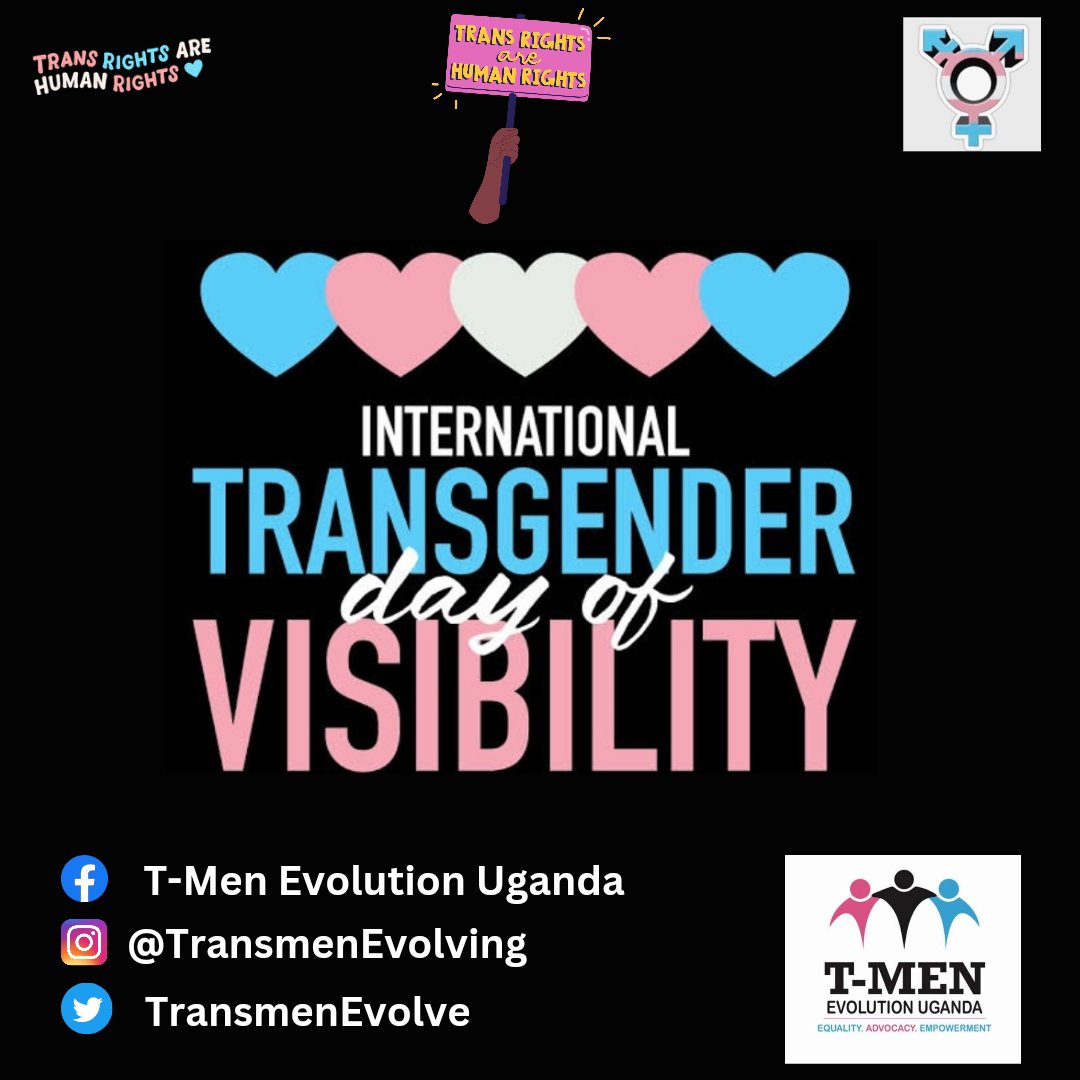 TransmenEvolve's tweet photo. Today, being transgender means that you are brave, resilient, and committed to your inner truth. You have moved away from the flawed gender assignment of your birth, and you have moved toward an identity that feels right, despite broad challenges.
#TDOV2023
#WeEvolve
#weExist https://t.co/VfJt00QY29