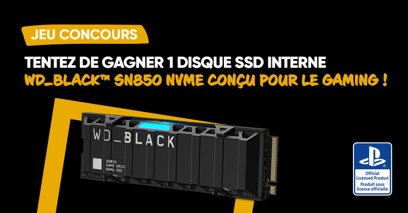 JEU CONCOURS 🎁 | C’est la journée internationale de la sauvegarde ! Tentez de gagner le SN850, c’est le seul disque pour consoles PS5 sous licence officielle ! Pour participer : RT + Follow <a href="/Fnac/">Fnac</a>. Bonne chance 🍀 !

👉 TAS : 10/04/2023. 
👉 1 gagnant.