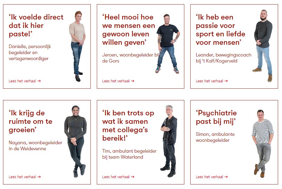 Wist je dat wij een hele mooie werken bij website hebben? En dat hier naast  vacatures ook mooie verhalen van collega's staan? Leuk om eens te lezen en om je hopelijk te inspireren om ook bij ons te komen werken! Check de verhalen hier: bit.ly/3LDyA1v
