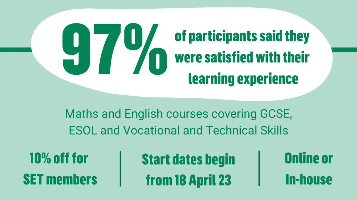 E_T_Foundation's tweet photo. Book your place 👉 https://t.co/dMQMzfecAw 
Don't miss out on our new Maths and English courses and book before Easter! 👍 https://t.co/RME2o7xwcK