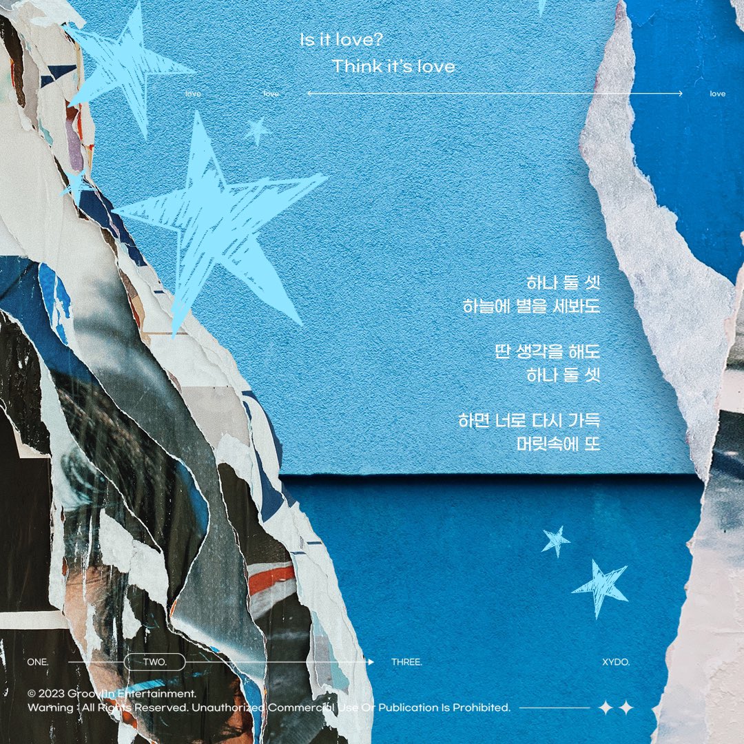 GROOVL1N_GTCK's tweet photo. [#Xydo]
Xydo(시도) NEW SINGLE
'하나 둘 셋' LYRIC IMAGE

#시도 #하나둘셋
2023.04.04.12PM #COMINGSOON https://t.co/XdzXoiuO2p