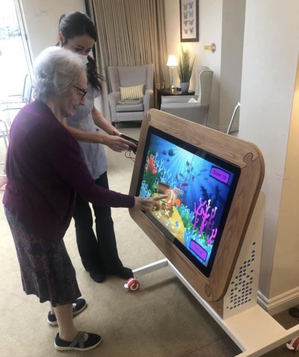 You can use the Tiny Tablet in many ways 
Seated
Standing
Lay down

#seated #standing #laydown #dementiacare #activitycoordinator #alzheimerscare #carehomes #activitiesforseniors #personcentredcare #nursinghomecare #nursinghome #tinytablet #seniorcare #elderlycare #touchscreentab