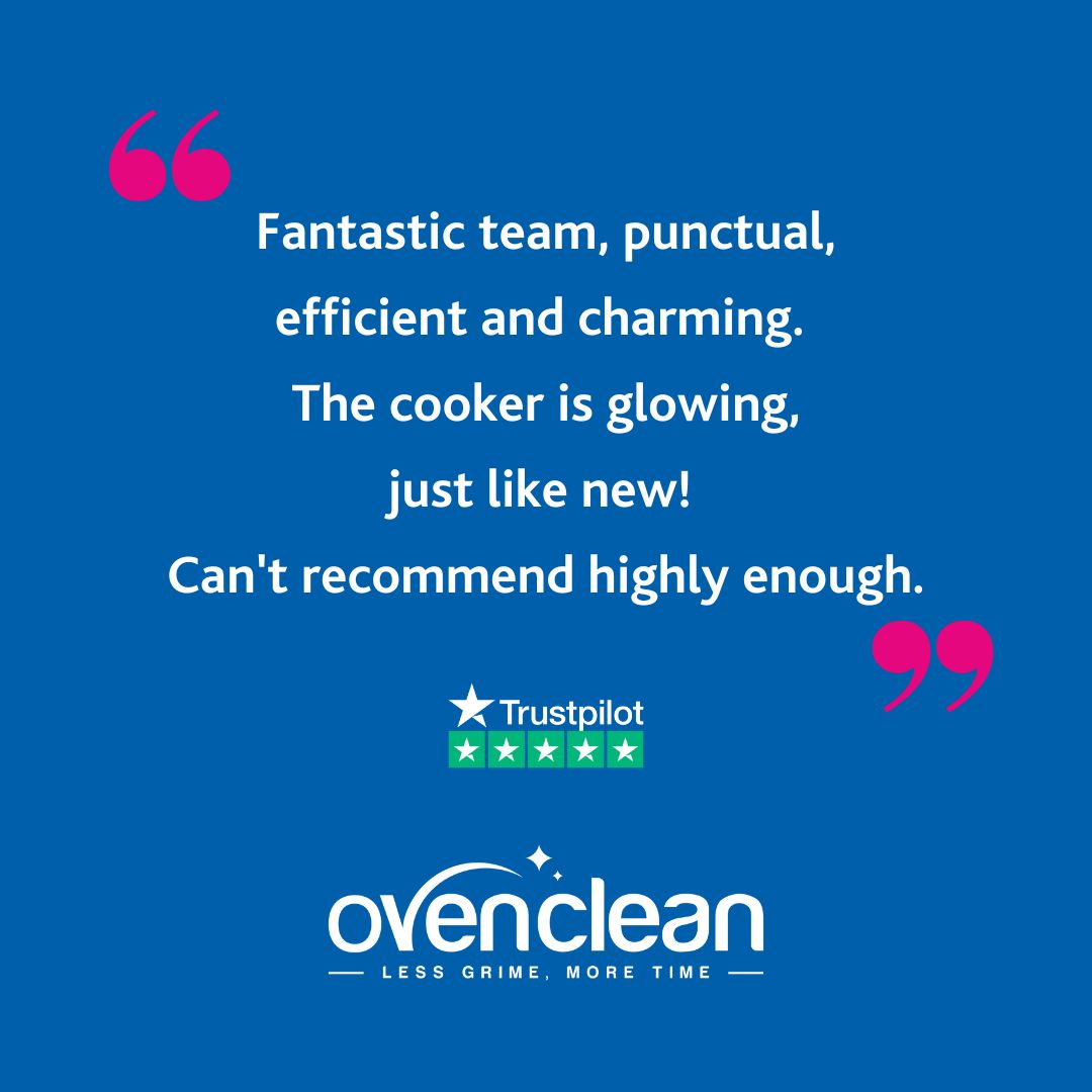 We've got 5⭐ reviews on Trustpilot 😍
#happycustomers #ovencleaning #customerreviews