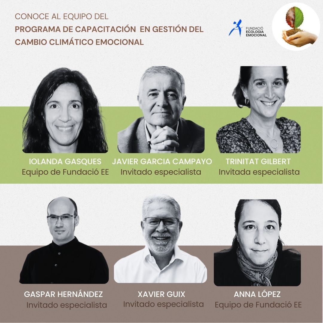funecoemocional's tweet photo. ¡CONOCE A NUESTRO EQUIPO!
Nos complace presentaros al claustro de docentes y especialistas que forman parte del programa de capacitación en Gestión del Cambio Climático Emocional. 💚
👉Para saber más, consulta el programa! https://t.co/FvaWcXl3bH https://t.co/pFIoCrrWQa
