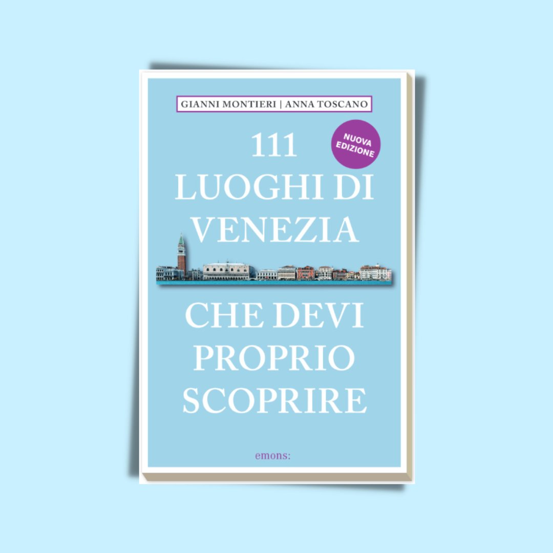 EmonsEdizioni's tweet photo. 📗 La nostra guida #111luoghidiVeniziachedeviproprioscoprire torna proprio oggi in libreria in una nuovissima edizione 2023 curata da #GianniMontieri e #AnnaToscano ❤️
Potete trovare questa guida #111Luoghi in tutte le migliori librerie oppure qui: https://t.co/2NWMvqJfrC
#Emons https://t.co/bRW6xbeVia