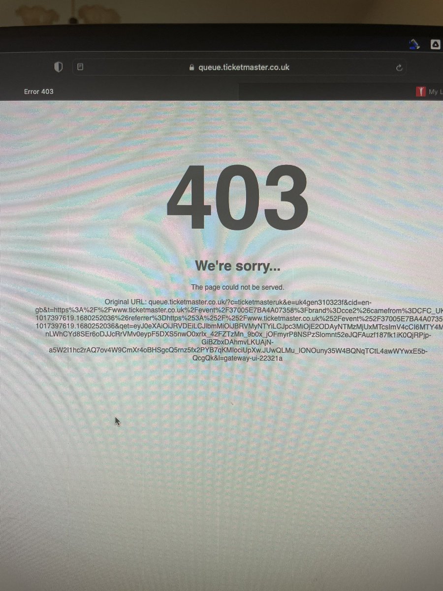 goreste's tweet image. Nice work @TicketmasterCS