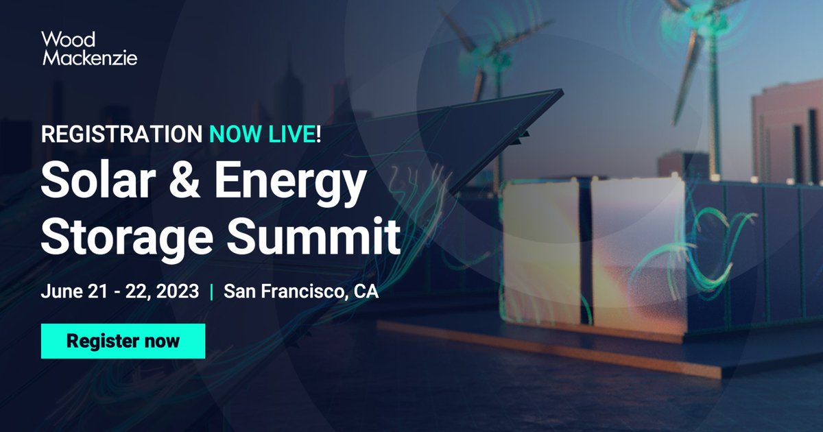 tom_ellacott's tweet photo. Early bird wave two ends on April 14, don’t miss your chance to save big on your ticket to the Solar &amp; Energy Storage Summit. Register here: https://t.co/E7cTh6qzbC #WMSESS https://t.co/HuX7K9I0RM