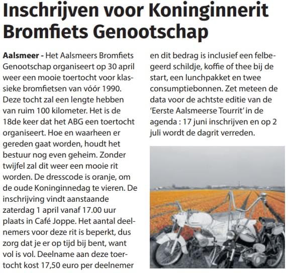 Aalsmeers Bromfiets Genootschap tweet media