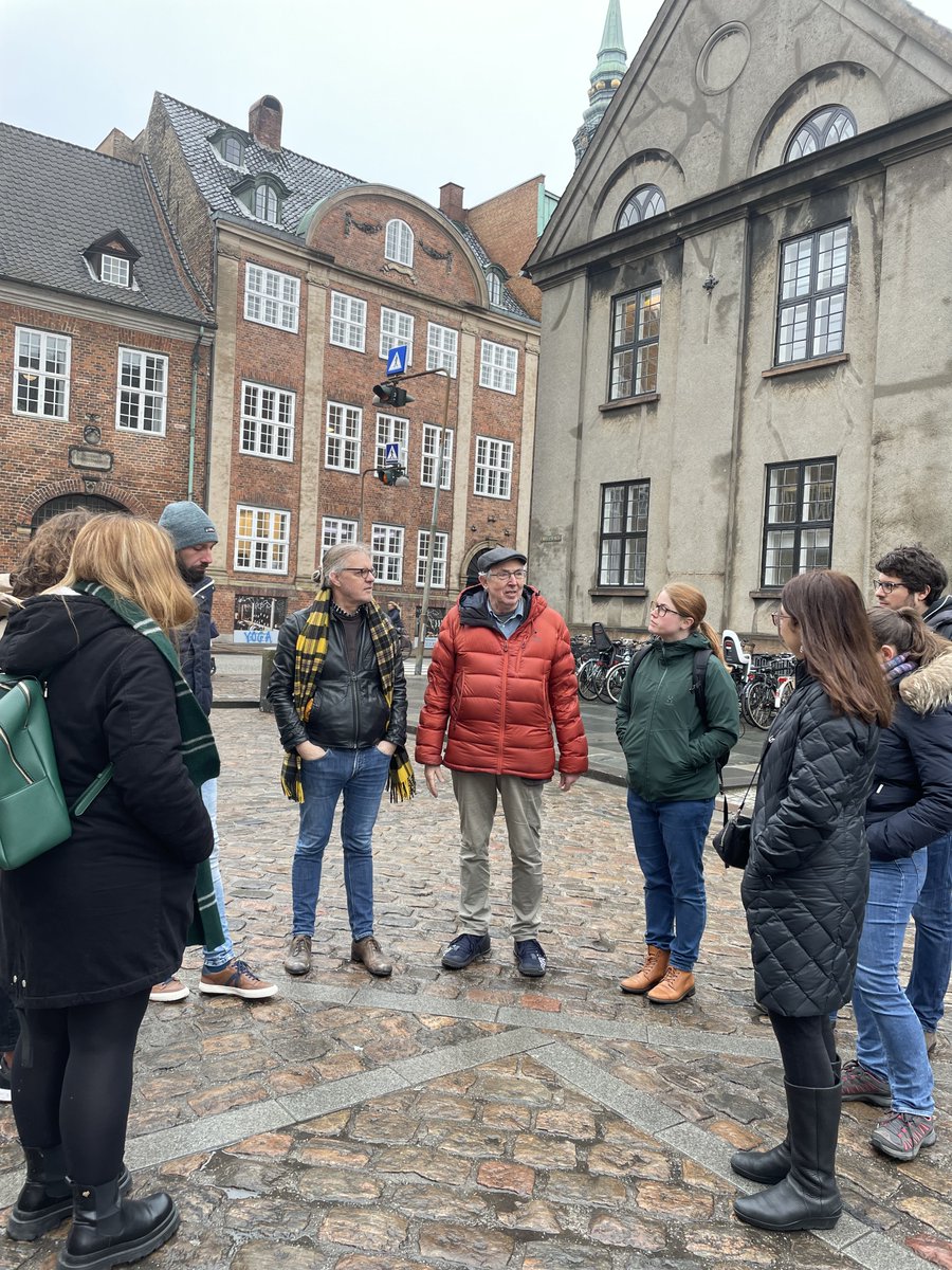 CeMAR_UCY's tweet photo. Day 3 of #NetMAR 5th Exchange Visit 29-31 March, hosted by our partner @CentreMdvLit #SDU fulfilled with a fruitful town meeting and walk in medieval Copenhagen. Thank you #CML for the great hospitality and organization of this visit!
#NetMAR #CeMAR #UCY #CML #SDU #ZeMas #UNIBA https://t.co/sGGIp03A15