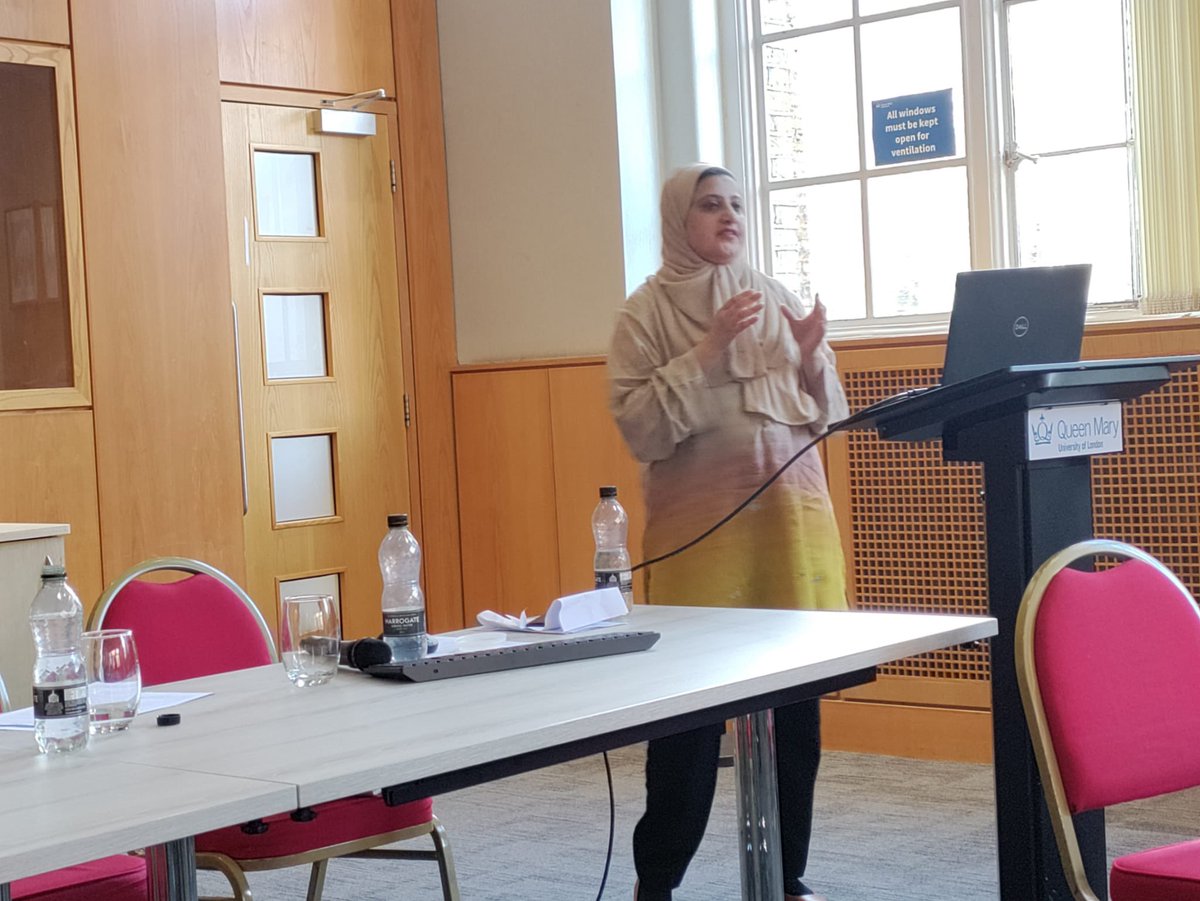 Sadaf speaking on Enchanted Worlds and Human Meaning a Spiritual and Islamic insight at the Mental Health and Spirituality Conference funded by Wellcome Trust. She was among a panel of international speakers <a href="/QMUL/">Queen Mary University of London</a> organised by Ursula Read and Camilla Kong. <a href="/hevwri40/">Heather Wright💙</a> <a href="/BHRUT_NHS/">BHRUT NHS 🏥</a>