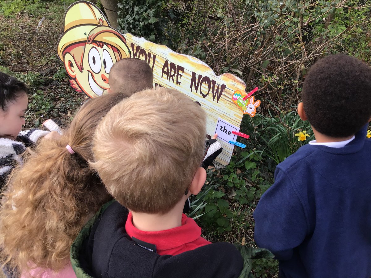 easterside_a's tweet photo. Today we found tricky words on our Easter egg hunt! It was so eggciting!!! π£π° #EastersideReading #EastersideEarlyYears https://t.co/H2qNVh18Cd