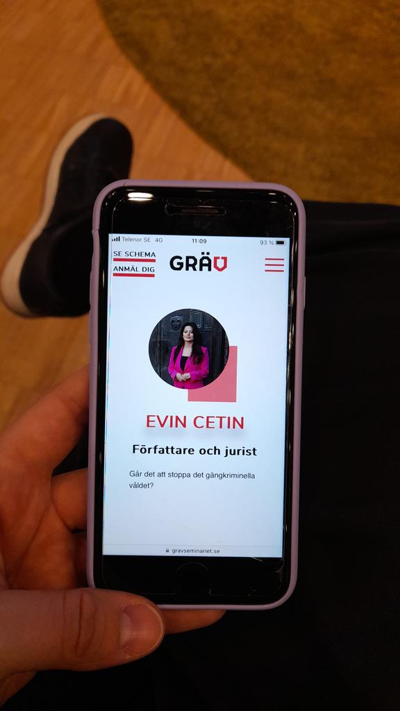 Föreläsningen fredag 14.00 med Evin Cetin är inställd pga. sjukdom. 
#gräv23karlstad