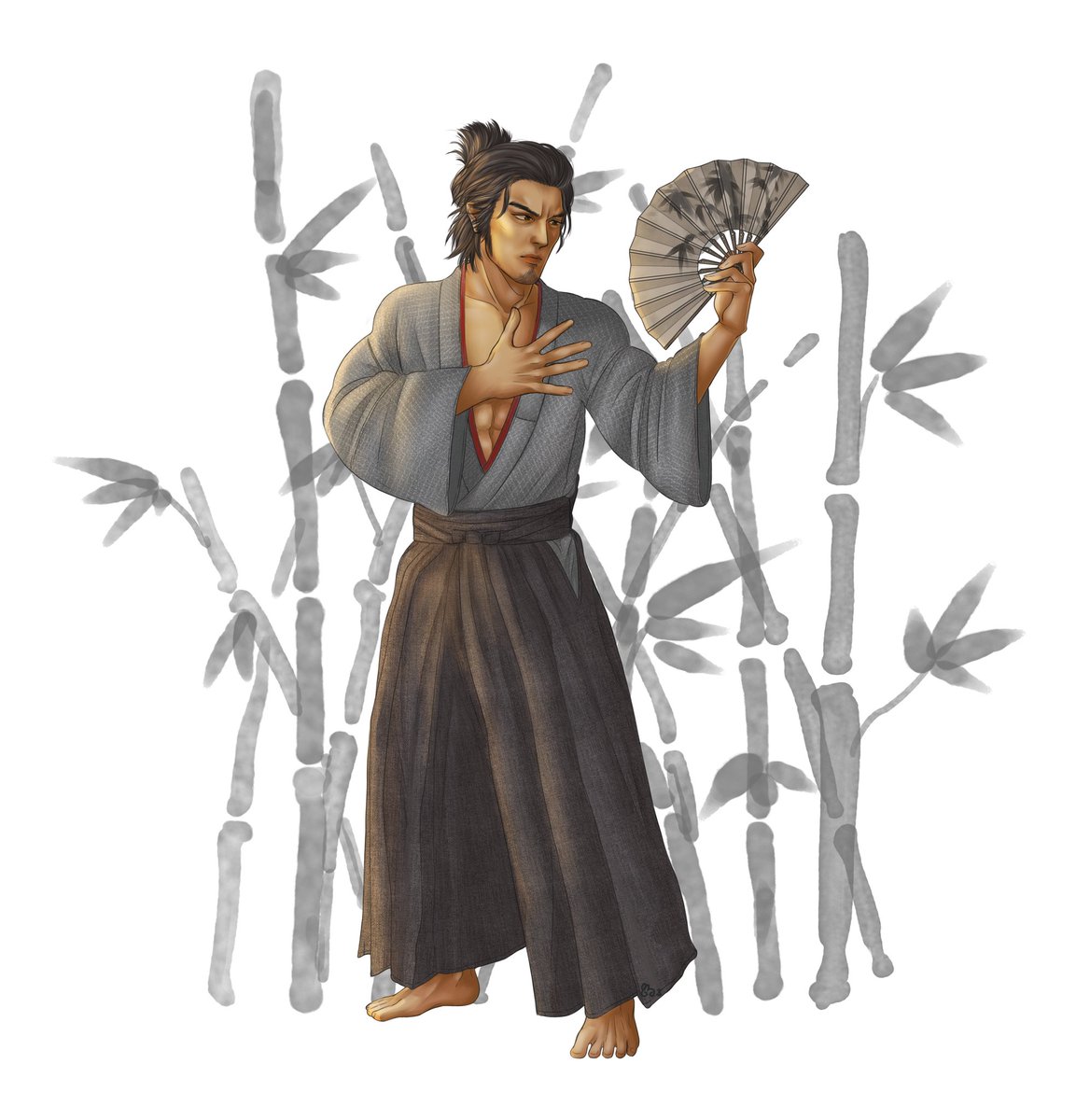 KiryusToes's tweet photo. finally got around to colouring this in 😵‍💫 #ryuugagotoku #yakuzaishin #kiryukazuma https://t.co/HrbdILYP4g