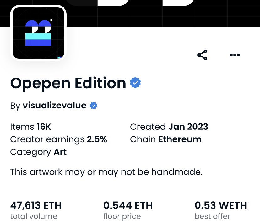 Opepen Edition NFT giveaway 🐸

Current FP is 0.54 $ETH ($975)

Drop your ETH address, follow &amp; RT 🎁

Ends in 24 hours ⏰