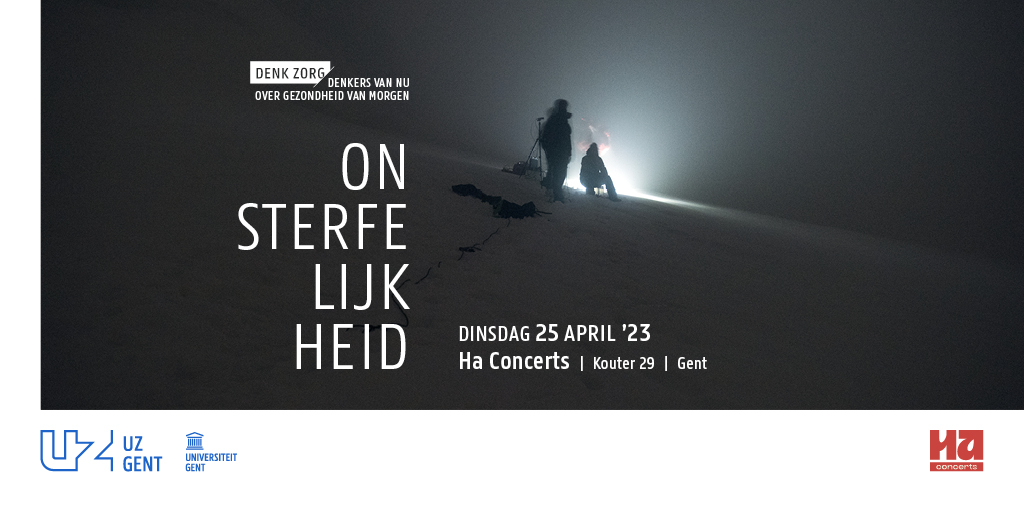 Een nieuwe #DenkZorg op 25/4. Deze keer verkennen we een oude droom van de mens: #onsterfelijk worden. Koop nu je tickets: haconcerts.be/nl/concertagen…. <a href="/HaConcerts/">Ha Concerts</a>