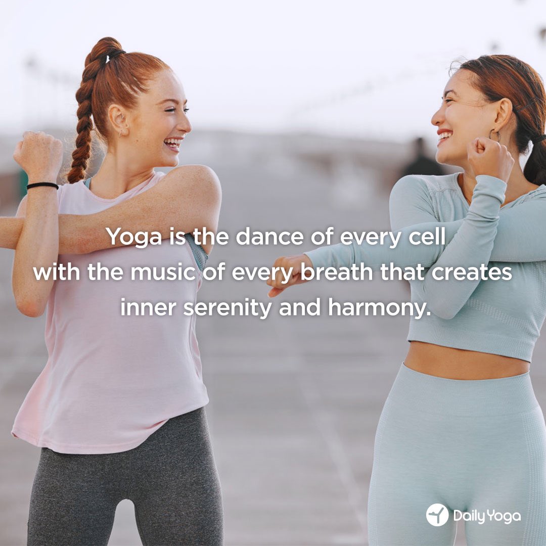 DailyYogaApp's tweet photo. Daily Yoga Quote Of The Day ✨I hope you all have an amazing day, and have the inner peace you deserve ☺️

#yoga #dailyyoga #dailyyogapractice #dailyyogaapp #fitness #workout #yogi #quotes https://t.co/xiruBD87oK