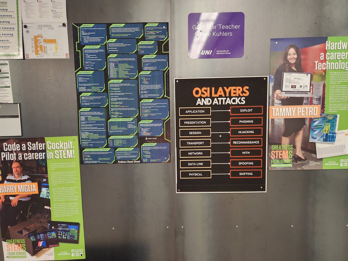 kkuhlers's tweet photo. Thank you @IowaSTEM and @NE_IA_STEM these CS posters are great additions to my @WaterlooSchools classroom! #BeBold @AmyMiehe @IowaCSTA @itec_ia #StudentsNotice @CentralRivers https://t.co/phhHLG7RKx