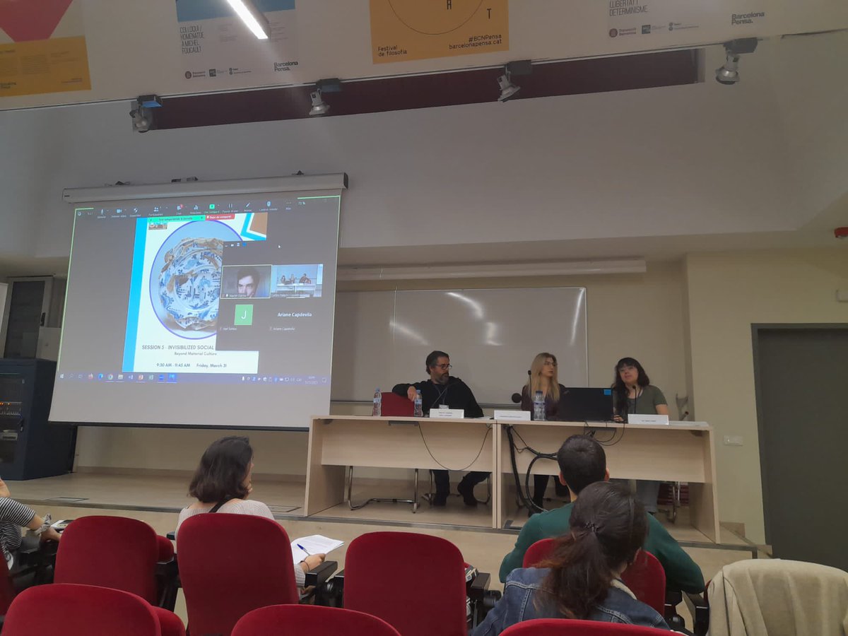 Otherperspcon's tweet photo. 1st session. Day  3. Invisibilized social approaches. Beyond material culture https://t.co/jWN37iAcuI