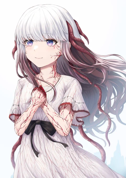先日ENDERLILIESをクリアしたので記念に描いてみた。遊びやすく楽しかった。#ENDERLILIES 
