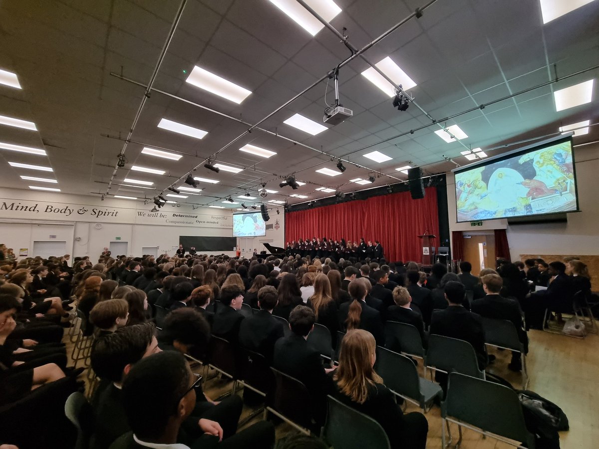 Our final Easter Service, finishing with a wonderful Gospel medley from the school choir! 
A blessed Holy Week and a Happy Easter to all!!