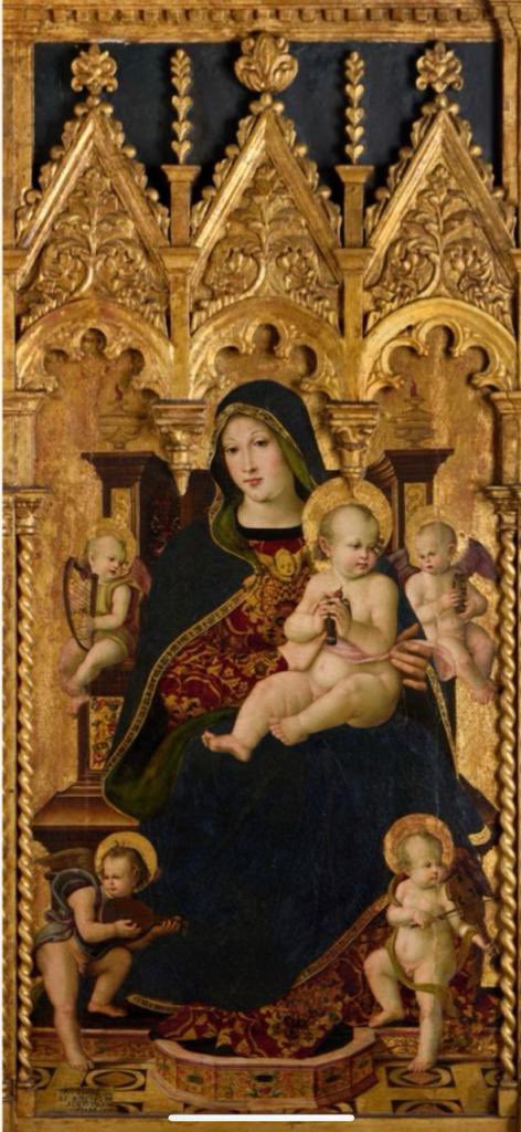 Gilles_Simeoni's tweet image. Les recherches et les pièces produites démontrent que le rétable «Madonna di Brandu» appartient à la commune. Grâce à la mobilisation conjointe de celle-ci, du Ministère de la Culture et d’@IsulaCorsica, le tableau est retiré de la vente aux enchères de cet après-midi. Vittoria !