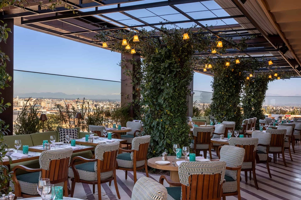 Soho House Rome, Quartiere San Lorenzo
Soho House Rome is just awesome with its enviable tenth-floor rooftop pool, it comes complete with 360-degree views of the city and the Cecconi’s Terrazza outdoor dining space.