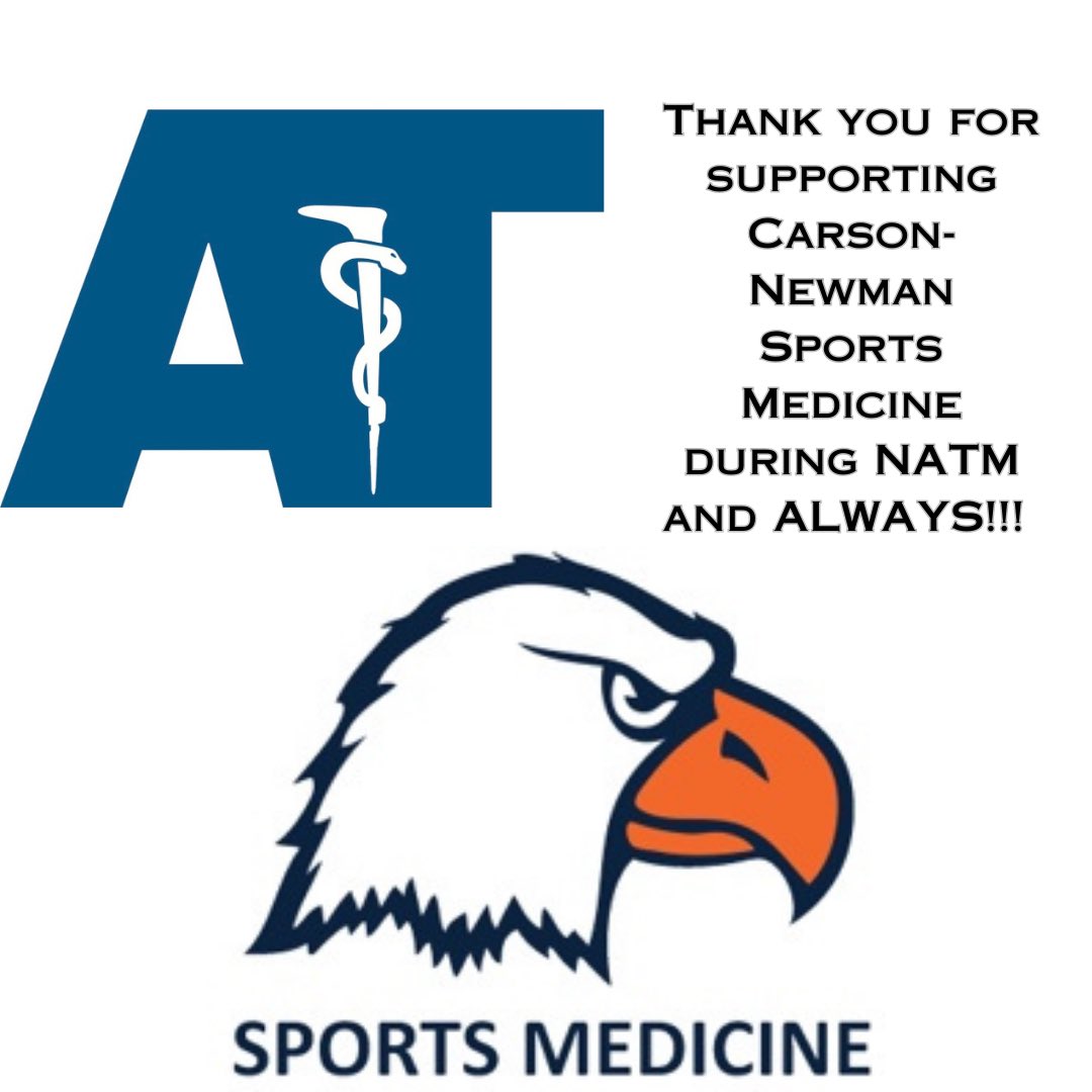SportsMedCN's tweet photo. Today is the conclusion of National Athletic Training Month. Thank you to everyone who has supported us this month, and throughout the years!! #athletictraining #NATM2023 #TNATA #TheresAnATForThat #WeAreD9 #IAmD9 https://t.co/hk6FtPLfph
