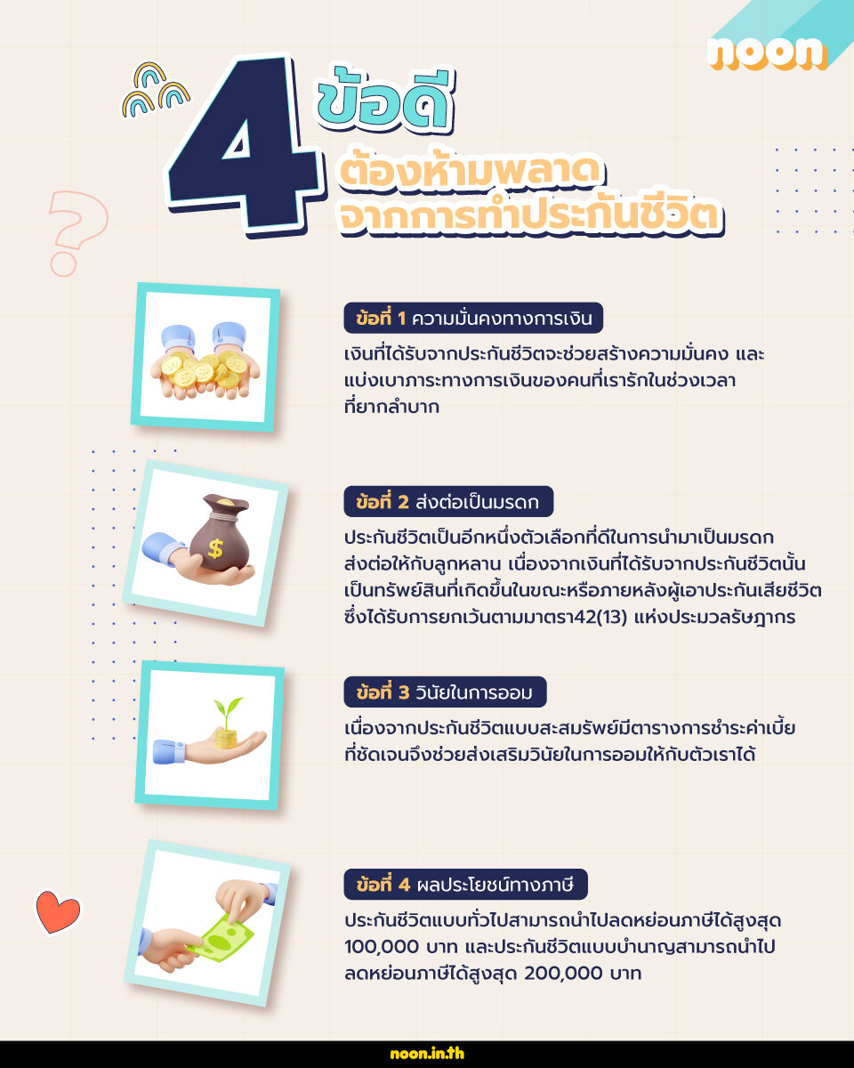 nooninth's tweet photo. 😍 📌 4 ข้อดีต้องห้ามพลาดจากการทำประกันชีวิต
อ่านบทความฉบับเต็มต่อที่  https://t.co/jlZxUAsLm9
 
#ประกันชีวิต #ขายประกัน #วางแผนการเงิน #ซื้อประกัน #noon https://t.co/QE7ilRoEFT