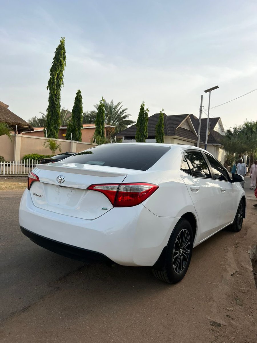 For Sale🤩👌
Condition: Super clean ✅ 💯 

Extremely clean Toyota Corolla LE 2014 model🤯
Transmission: automatic 
Price: 5.5m last!⚠️
Location: kaduna🌇
#justiceforUNNstudents #AbujaTwitterCommunity #AKAMemorial #FIFAWorldCup #BLACKPINK #BLACKPINKinRiyadh #ASUUstrike