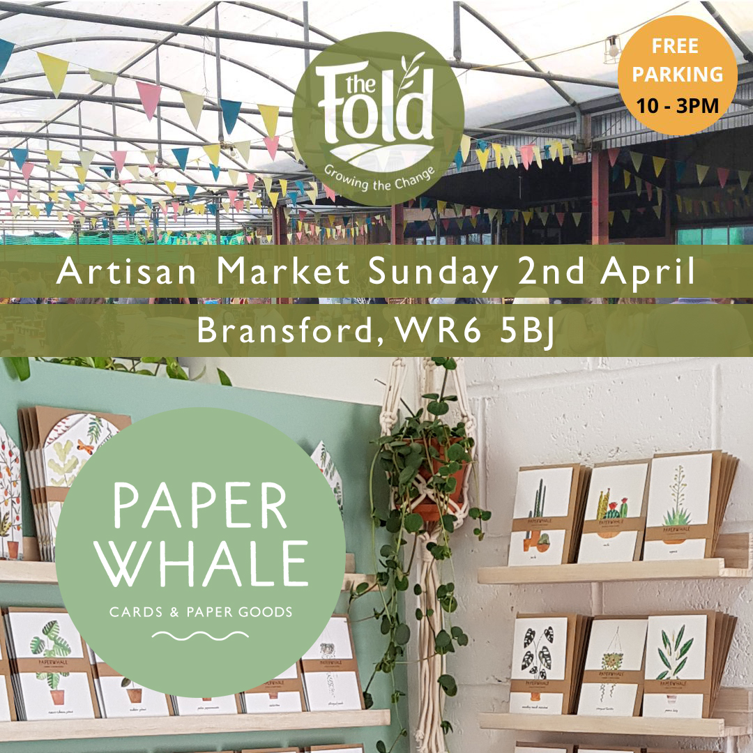 🌿 The Fold Sunday Market 🌿 Come along this Sunday 2nd April 10am - 3pm for the monthly market at The Fold, Bransford. The barn will be filled with art, craft, woodwork, ceramics, jewellery, textiles and lots of amazing street food traders. My studio shop will be open too!