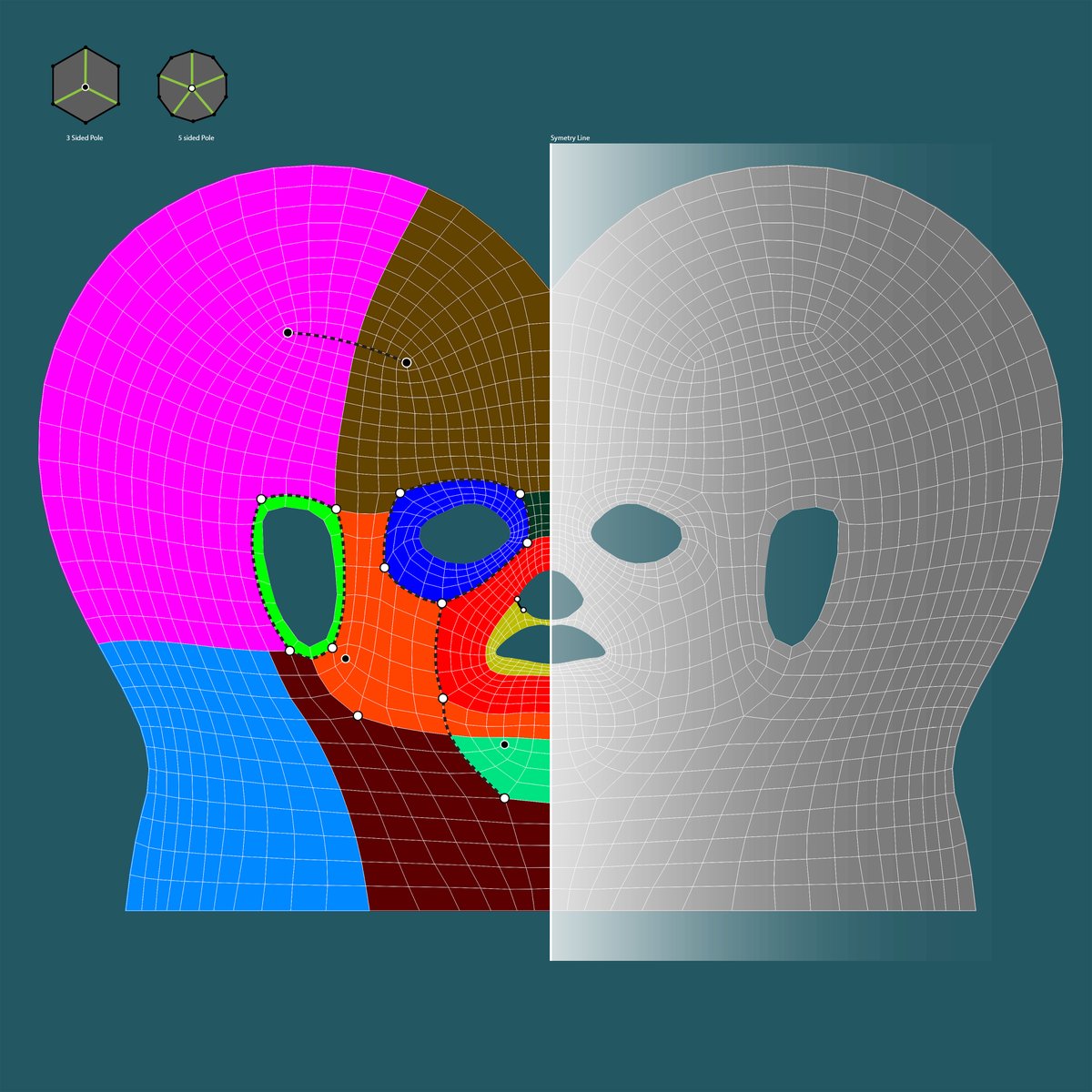 80Level's tweet image. .@ahmadmerheb spoke about retopology techniques, discussed the potential problems artists may face during retopology and strategies to overcome them, and introduced his personal retopology technique called Reverse Topology:

80.lv/articles/retop…

#retopology #mobilegames