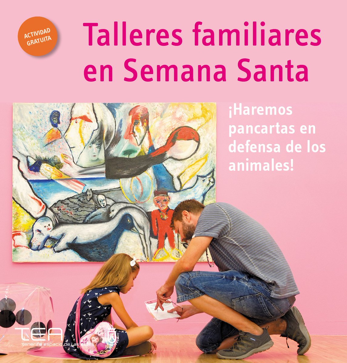 teatenerife's tweet photo. #TallerFamiliar🐶 #TeaTenerife oferta talleres familiares en Semana Santa

Del martes 4 al domingo 9, a las 17:30h

'ManifestARTE. Taller de pancartas en defensa de los animales' es el título de esta actividad, que es gratuita. Requiere inscripción previa

https://t.co/Ddv82cEGva https://t.co/x7axwzmA4M