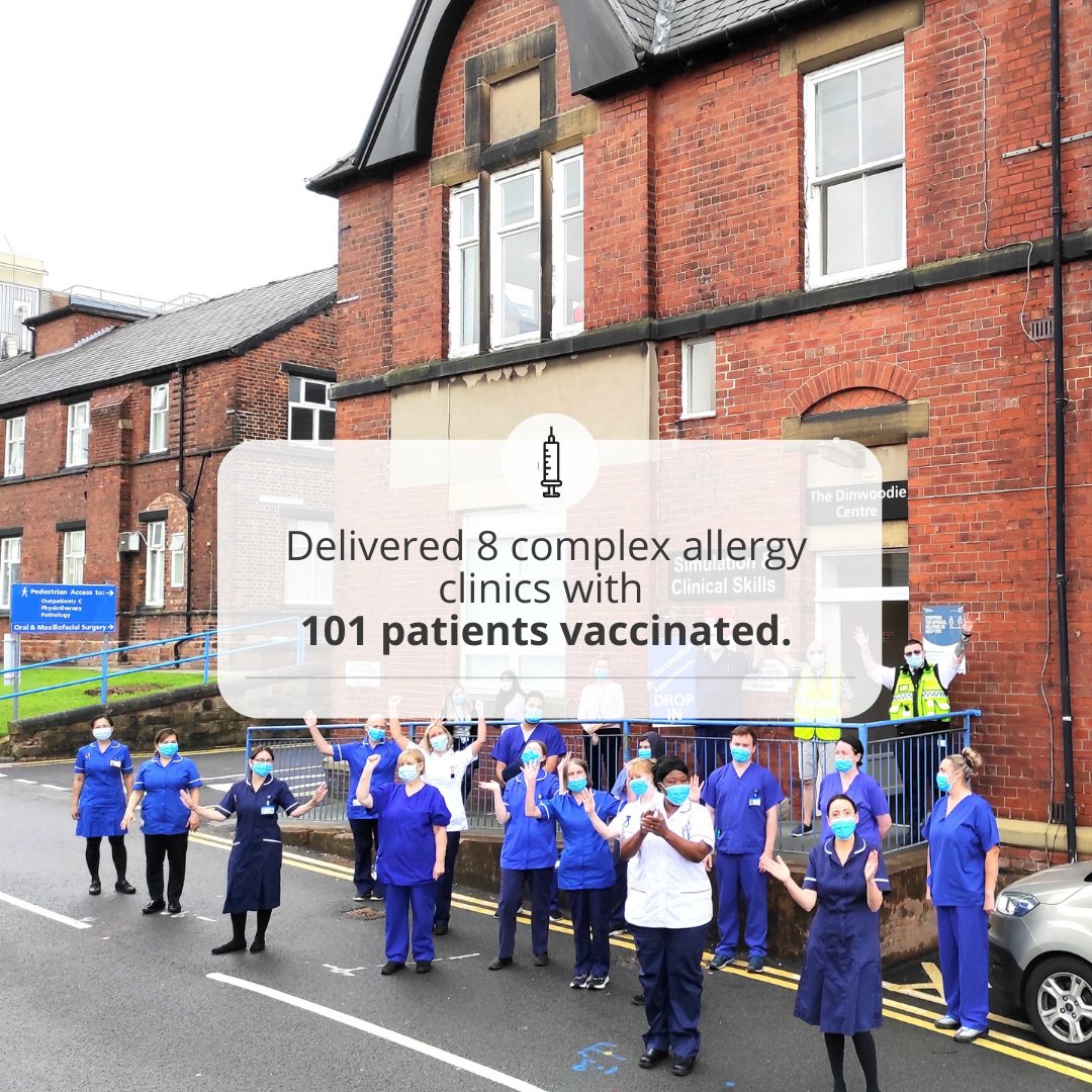 As our #COVIDVaccine programme evolved, we continued to support patients with complex allergies to have their vaccine, keeping them and their families safe and well.