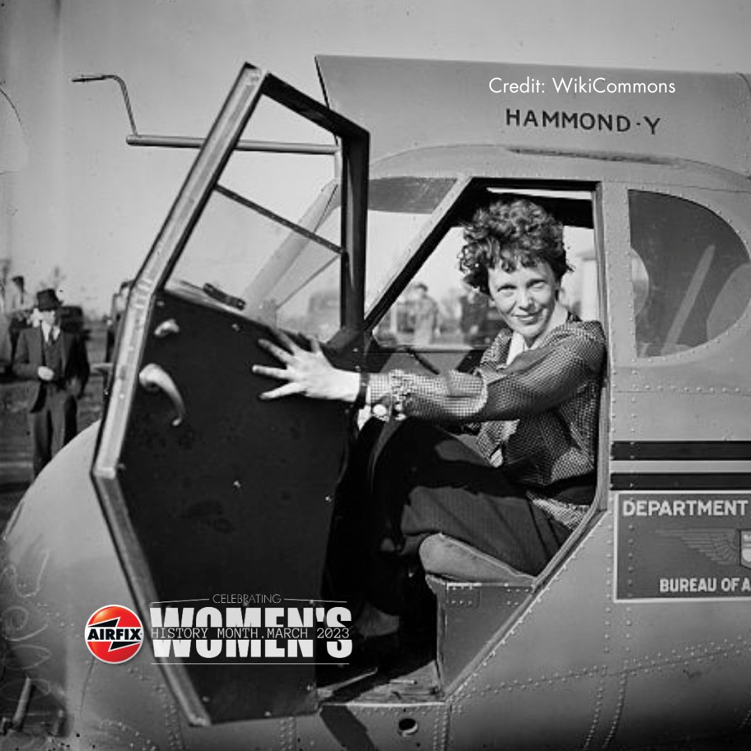 Airfix on Twitter "One of the most iconic aviators in history... Amelia Earhart, known for