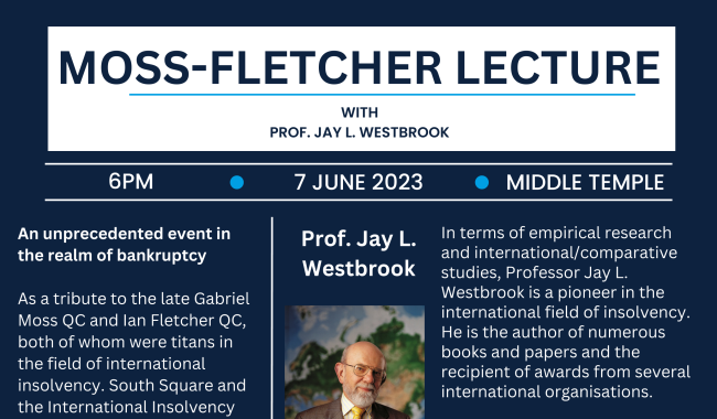 III invites you to the Moss-Fletcher Lecture Series with Guest Lecturer Prof. Jay Westbrook on June 7, 2023. Learn more here: conta.cc/3zkZvI4
conta.cc/3lTtNOZ