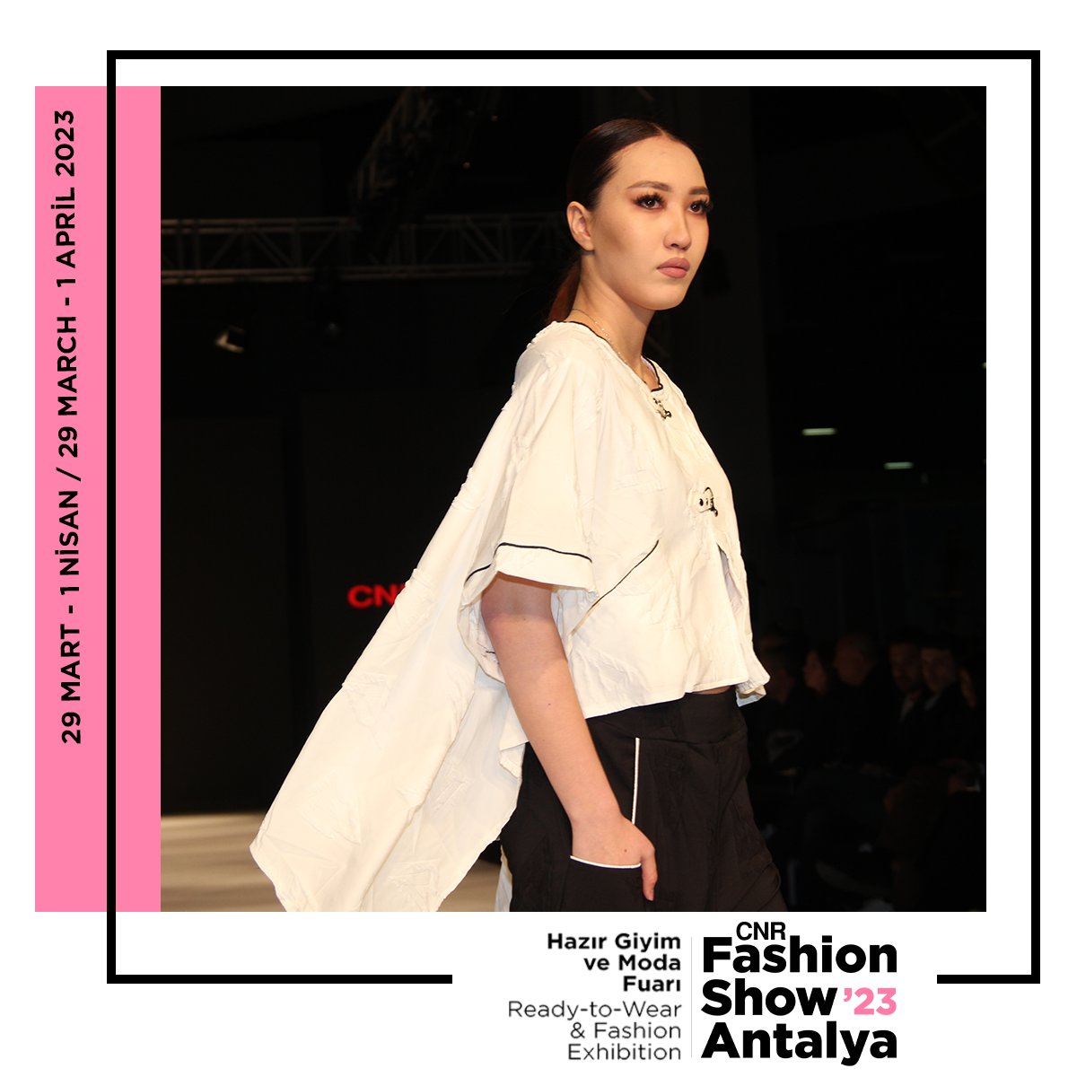 Rengarenk defileler ve sektörün liderleriyle bir araya gelme fırsatı sunan CNR Fashion Show Antalya fuarını, 1 Nisan Cumartesi gününe kadar ziyaret edebilirsiniz.

Hemen Biletinizi Alın!
bit.ly/42i2xdd

📅 29 Mart-1 Nisan 2023
📍ANFAŞ - Antalya Fuar Merkezi